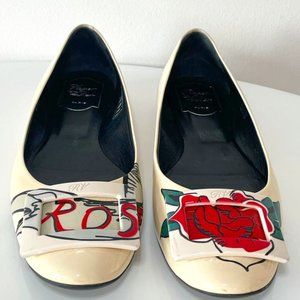 Roger Vivier Beige Rose flats